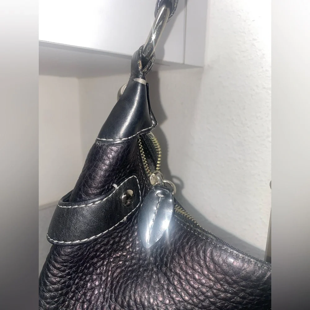 Coach Y2K Large Penelope Black Leather Hobo Bag GUC